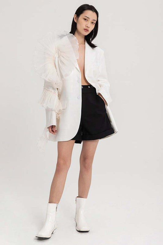 Tara Blazer in White