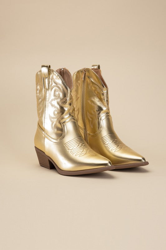 Golden Western Booties