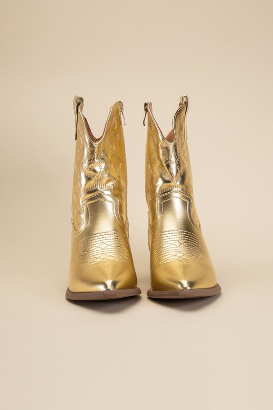 Golden Western Booties