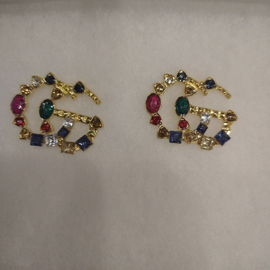 Gem G Earrings