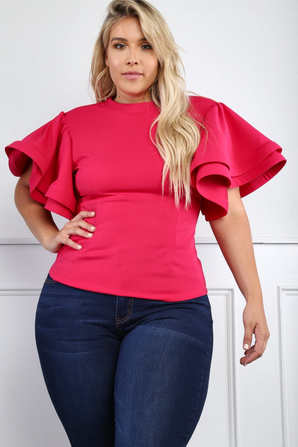 Chic plus hot sale size tops